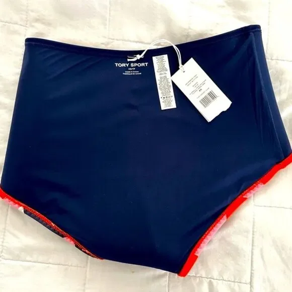 TORY SPORT Bikini Bottom Neoprene High Waist Gumball Mayfair • NEW WITH TAGS • - Picture 10 of 11